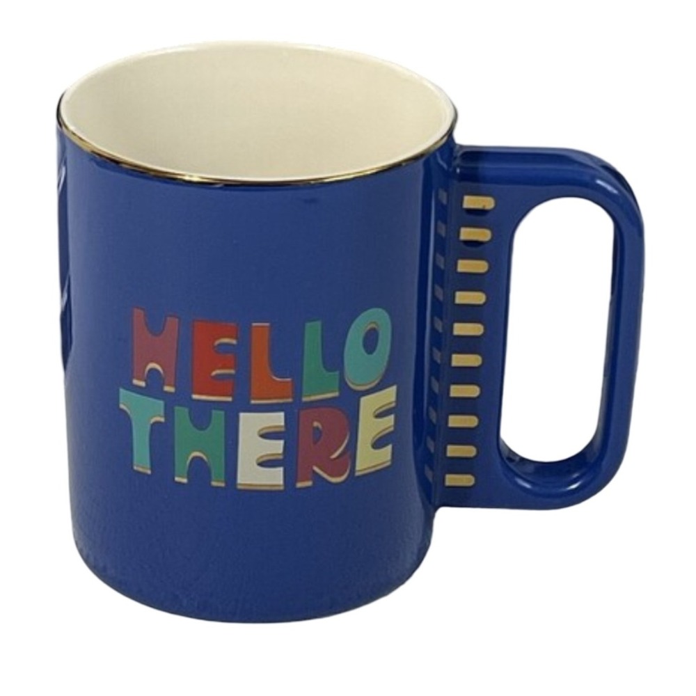 Tabitha Brown Hello There Stoneware Mug Blue